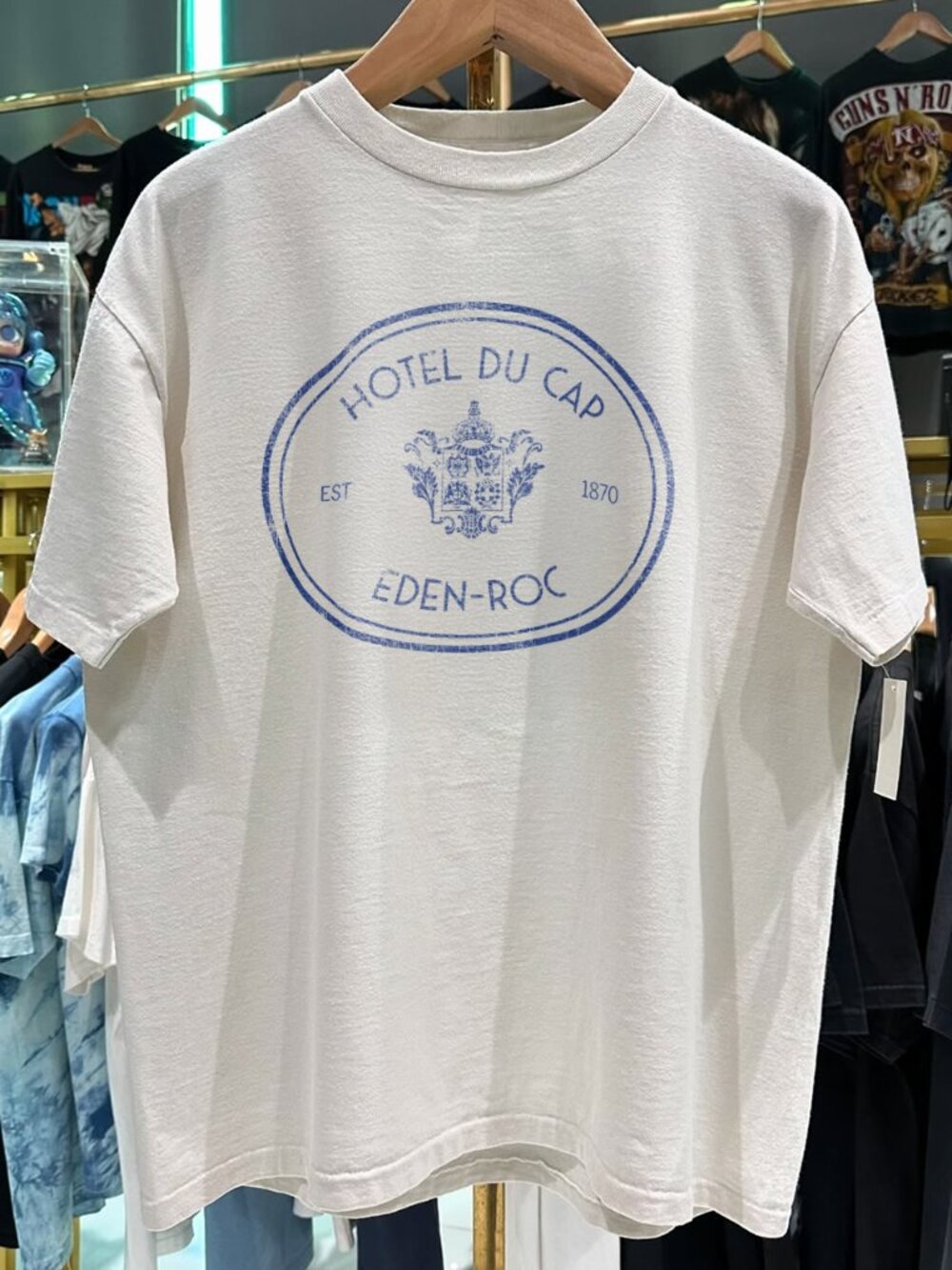 90s Du Cap Eden Rock Rare White T-Shirt